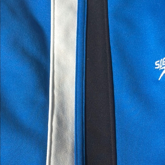 Men’s Speedo Blue Athletic Pants with Stripes - Picture 6 of 8